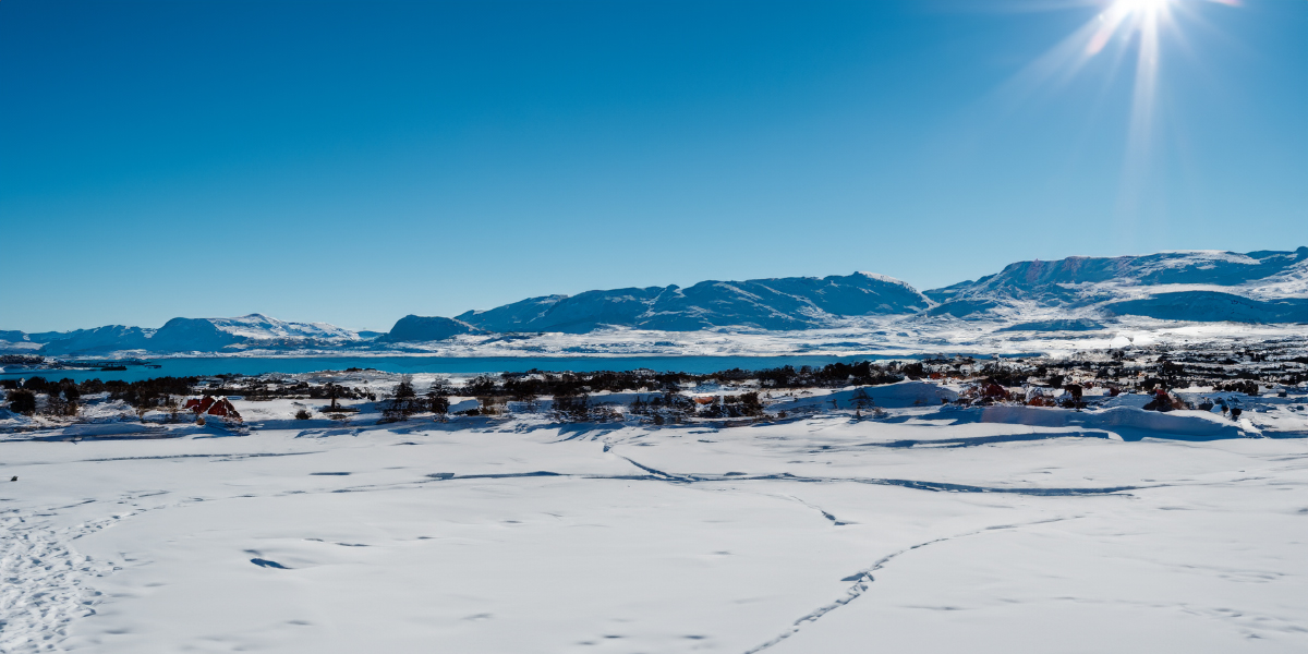 norge vinter Skifertakenes