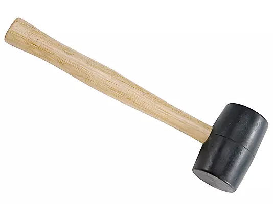 sturdy rubber mallet naturstein montering